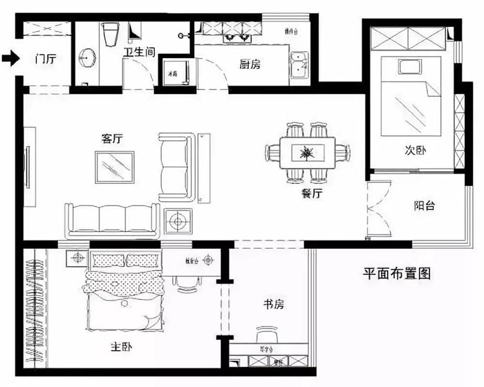 优越香格里95平米理想中的家，珠海温馨北欧充满幸福感！