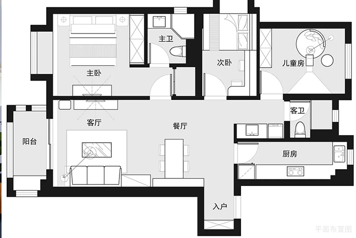 90后夫妻100平米全包硬装只花11万，一进门就感觉客厅好美！