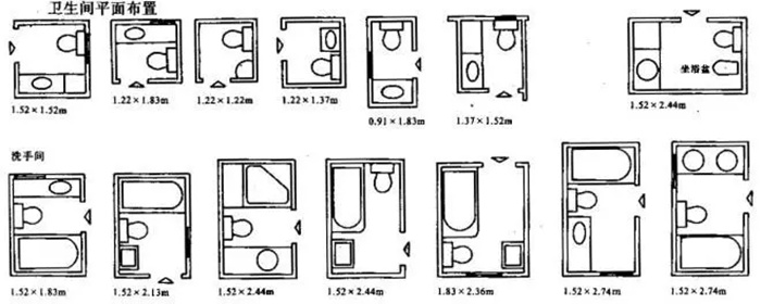 5平方卫生间平面图图片